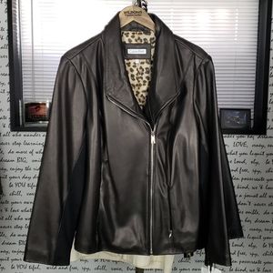 💥NEW💥 Calvin Klein Black Soft Leather Jacket